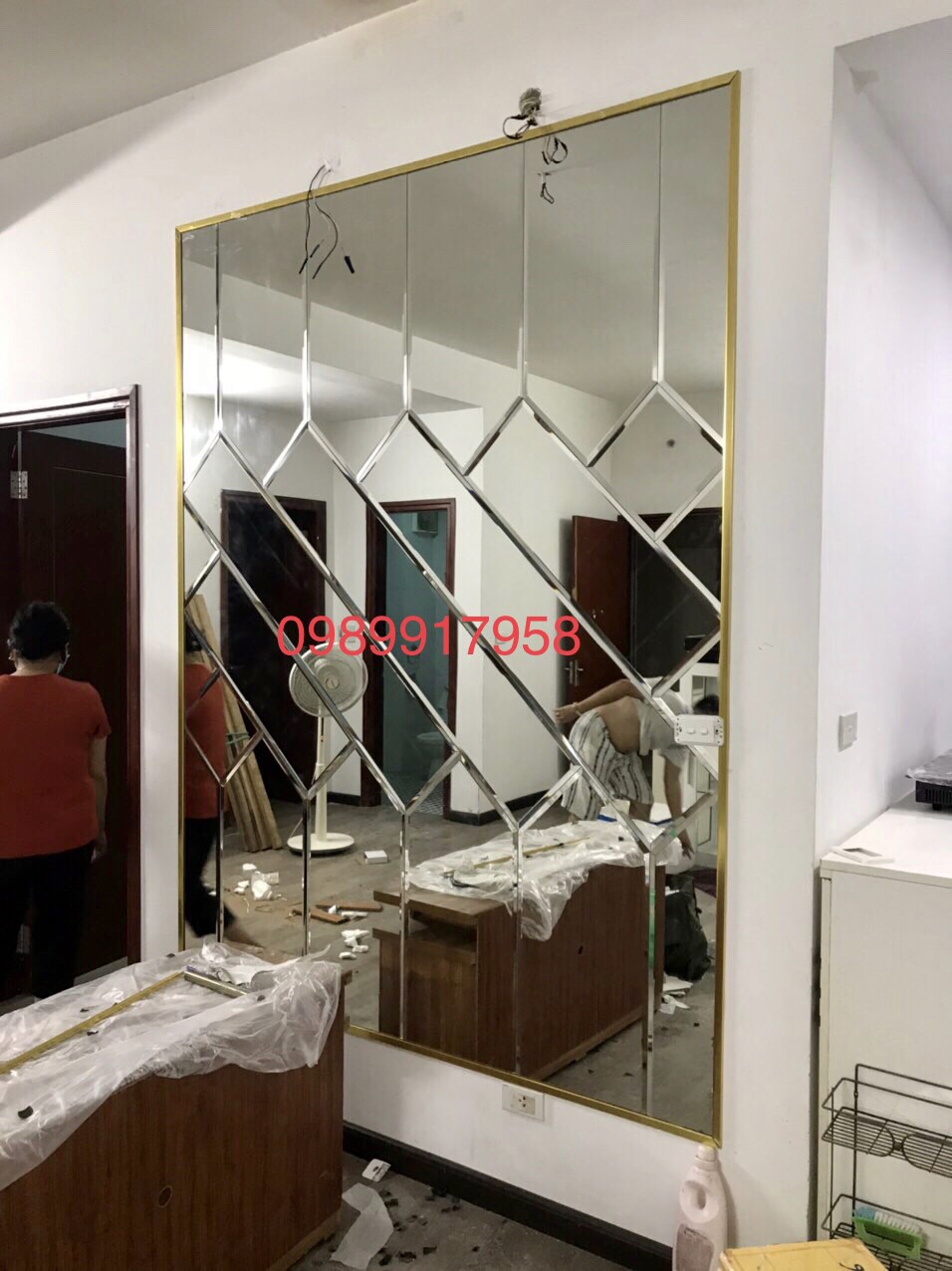 Gương ghép trang trí