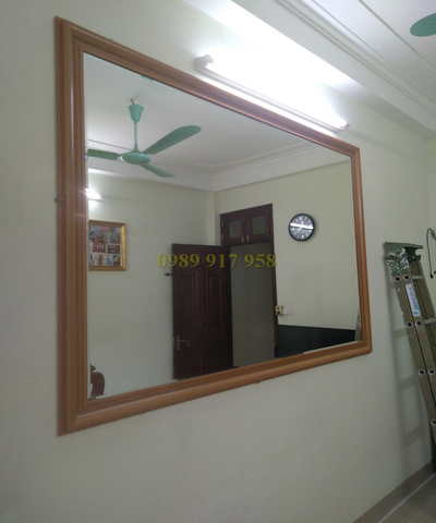 Gương khung composite, gương Việt Nhật mã 939 màu gỗ